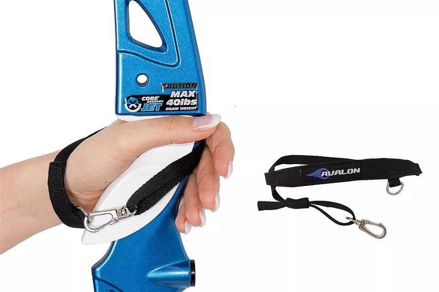 Poutání luku - wrist sling
